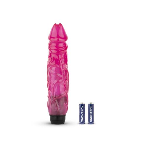 Jelly Supreme - Realistischer Vibrator - Pink/Glitzer – Bild 3